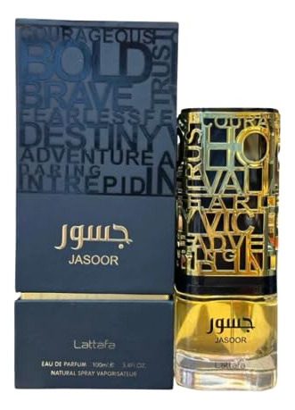 Lattafa Jasoor Eau De Parfum Spray For Men, 3.4 7t6nj
