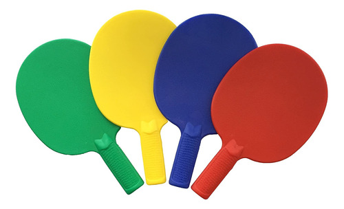 Paletas De Plástico Ping Pong, Juego Completo De 4 Pal...