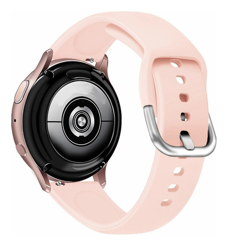 Correa Silicona Flat Para Smartwatch Foxbox P45 Bw0472 Rosa Claro 2.2 Cm