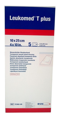 Imagen 1 de 1 de Apósito Leukomed T Plus 10 Cmx25cm