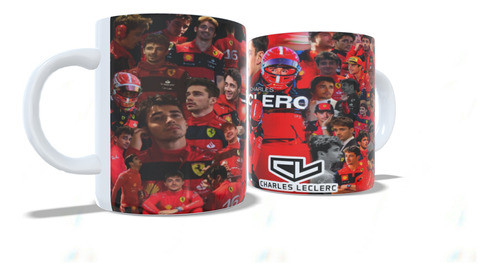  Taza De Cerámica - Charles Leclerc Deluxe