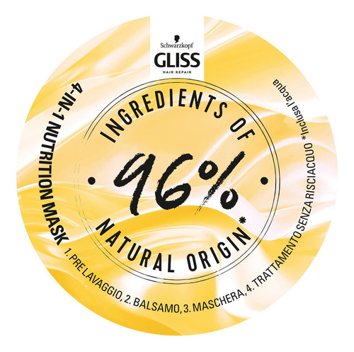 Schwarzkopf Gliss 4-in-1 Mask Mascarilla Con Proteínas Y Ma