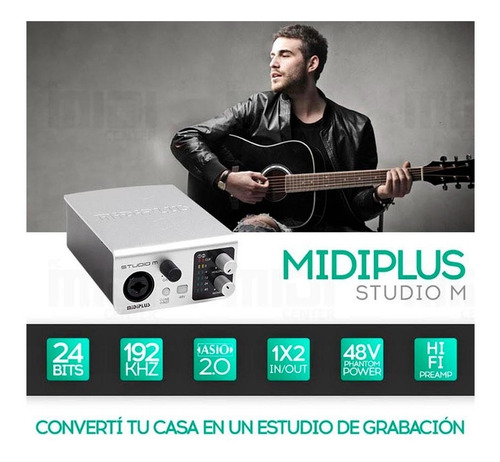 Interfaz de audio Midiplus Studio M