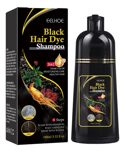 Shampoo Instant Hair Tintura De Cabelo Natural Grey Covers G