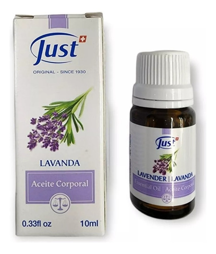 Aceite Esencial De Lavanda Just 10 Ml