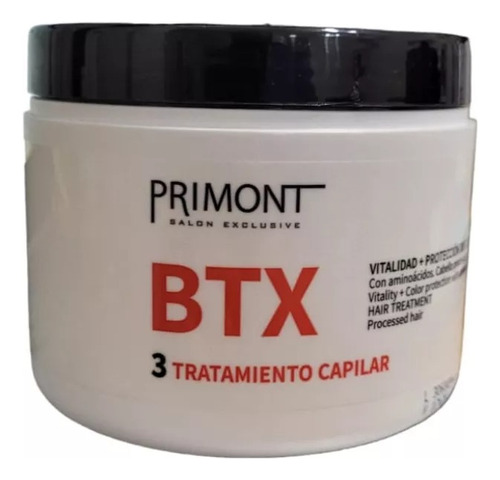 Tratamiento Capilar Btx Primont X 500ml Capilmax