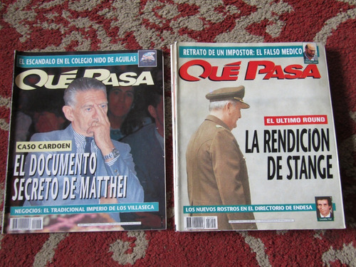 Revistas: Que Pasa. 9 Numeros, Año 1995