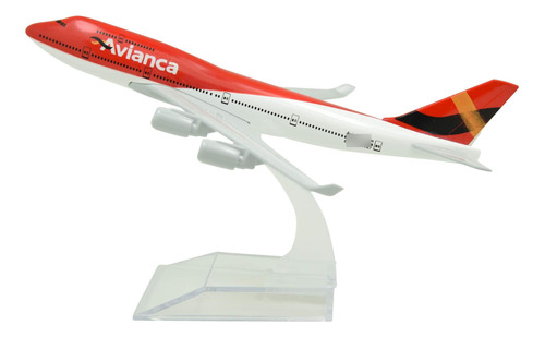 Avión Modelo De Metal Escala 1400 16 Cm Avianca