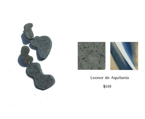 Aretes Leonor De Aquitania 