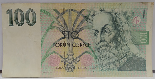 Billete 100 Coronas República Checa 1997 Pick 18a