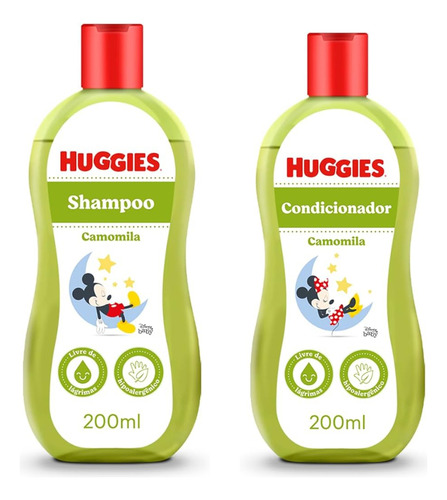 Kit Turma Da Monica Camomila Infantil Shampoo + Condincionad