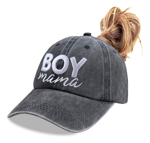 Gorra De Béisbol Infantil Gorro De Cola De Caballo Bordado E