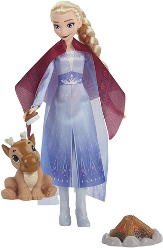 Muñeca Frozen Elsa Y Sus Amigos En La Fogata
