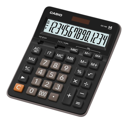 Calculadora Basica Casio De Escritorio Gx-14b 14 Digitos