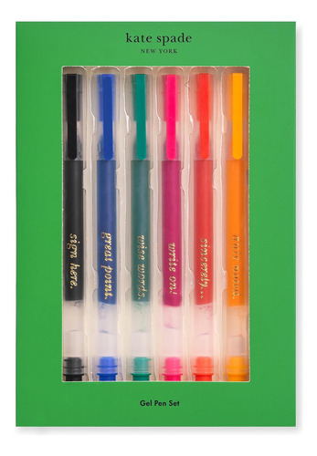 Bolígrafos De Gel De Colores, Paquete De 6 Bolígrafos...