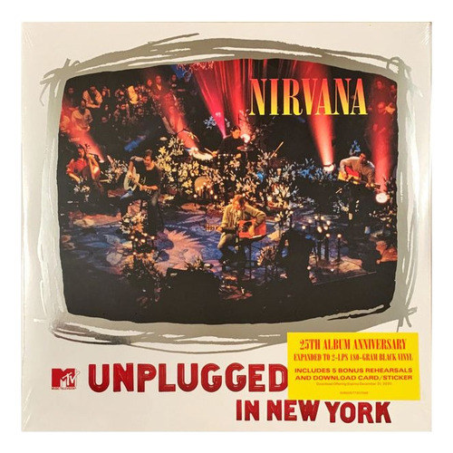 Nirvana Mtv Unplugged In New York Doble 2lp Vinilo Nuevo