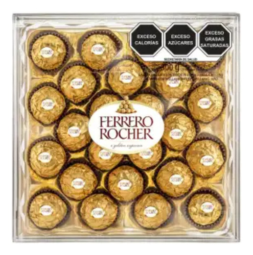 Chocolate Ferrero Rocher Relleno De Avellana 24 Pzas