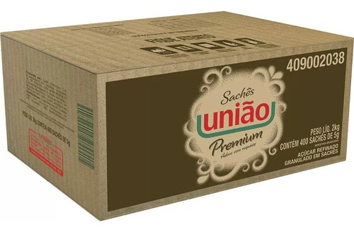 Açucar União Sache C/ 400x5g ( 400 Saches )