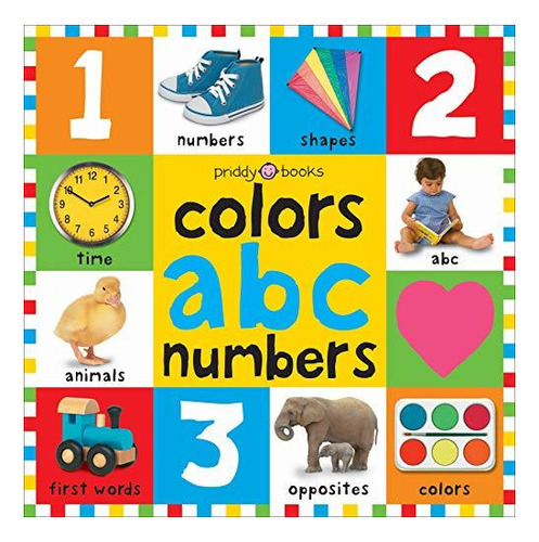 Big Board Books Colors, Abc, Numbers - (libro En Inglés)