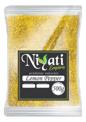 Tempero Lemon Pepper 500g Saboroso Alta Qualidade Sem Glúten