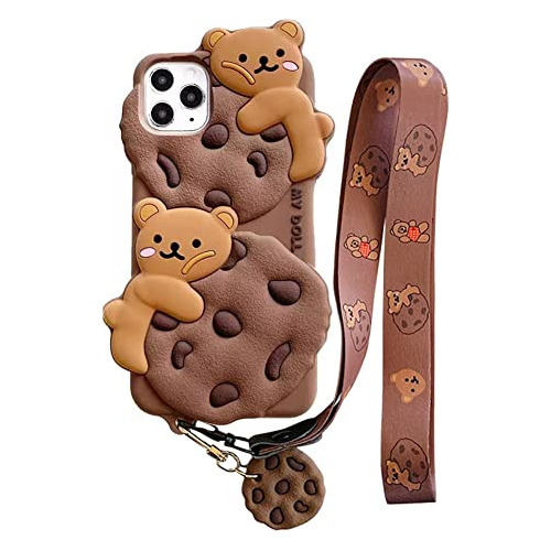 Funda Para iPhone X/xs iPhone X Cookie Bear Kawaii Silicon S