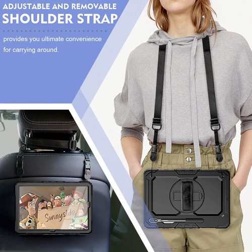 Capa Survivor Alça Protetor Tela Para Samsung Galaxy Tab S8