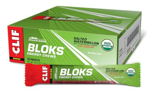 Clif Bloks Energéticos Sandía Salada Con Doble Sodio