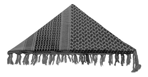 Imagem 5 de 7 de Shemagh Lenço Arabe Keffiyeh Tático Militar Cinza Original