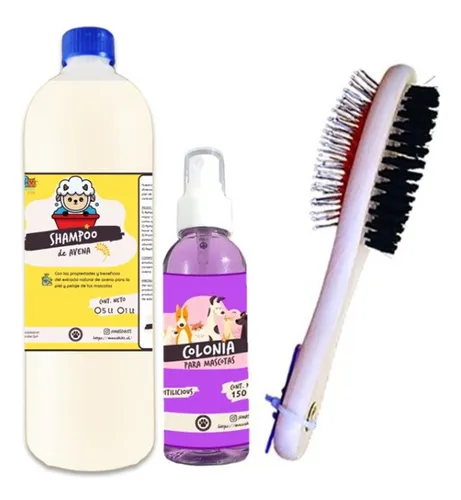 Kit Perros Shampoo Avena 1lt + Colonia Fruitil 150ml + Peine