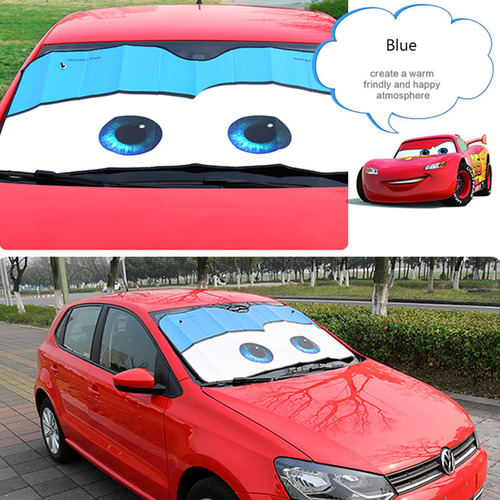 Parasol Diseño Con Ojos Para Automovil