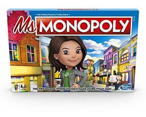 Ms. Monopoly Juego De Mesa; Primer Juego Donde Las Mujeres H