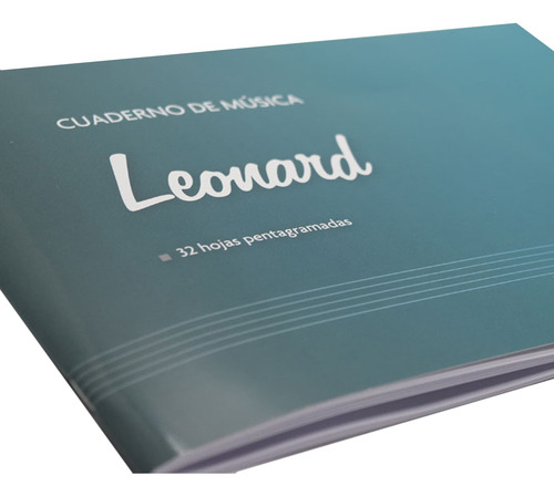 Cuaderno Pentagramado Lonard De 32 Hojas En Cuo