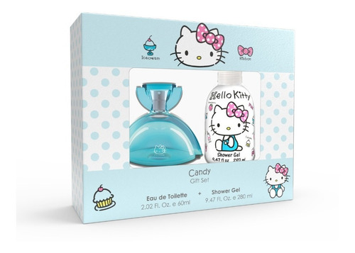 Set Hello Kitty Perfume Candy 60 Ml + Shower Gel 