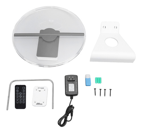 Funda De Proyector Con Ventilador Con Holograma 3d De 11,8 P