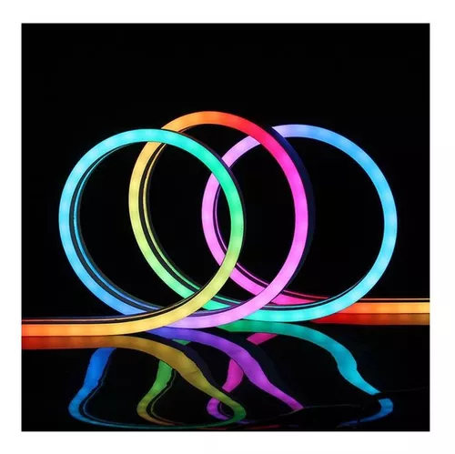 Cinta Luces Led Neon Luz Colores Manguera Flexible 5 Metros