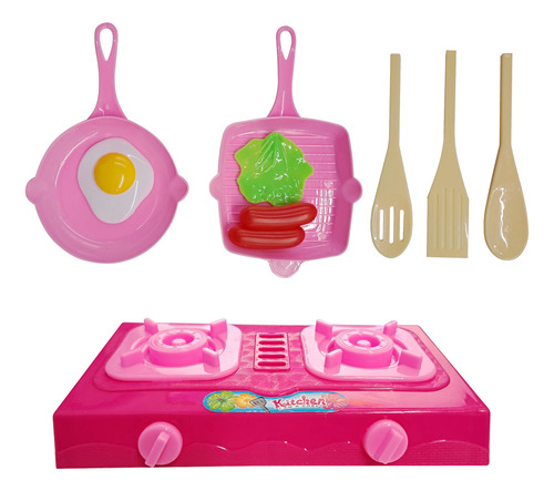 Juego Cocinera Cocinita Juguete 9 Piezas Kuchen