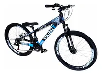 Comprar Bicicleta Vikingx Tuff 25 Shimano Aro 26 21v Freios Disco Cor Pretou002Fazul Tamanho Do Quadro 13.5