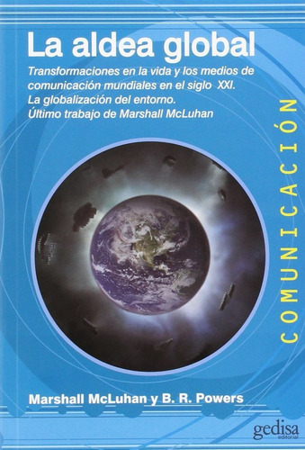 La Aldea Global, De Mcluhan, Marshall. Editorial Gedisa, Tapa Blanda En Español