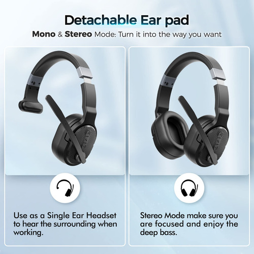 Auriculares Bluetooth Cosmusis Trucker Wireless 40 H De Tiem