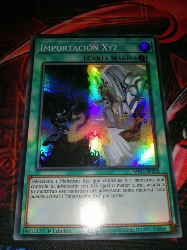 Importación Xyz Yu-gi-oh! Original Konami