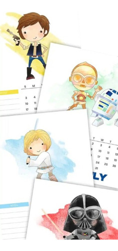 Imágenes Digitales Calendario 2024 Star Wars