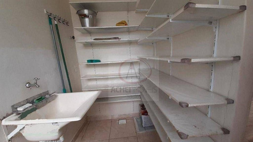 Imagem 11 de 14 de Apartamento Com 2 Dormitórios, Reformado, 1º Andar, Com Quintal, À Venda, 70 M² Por R$ 285.000 - Ponta Da Praia - Santos/sp - Ap10778
