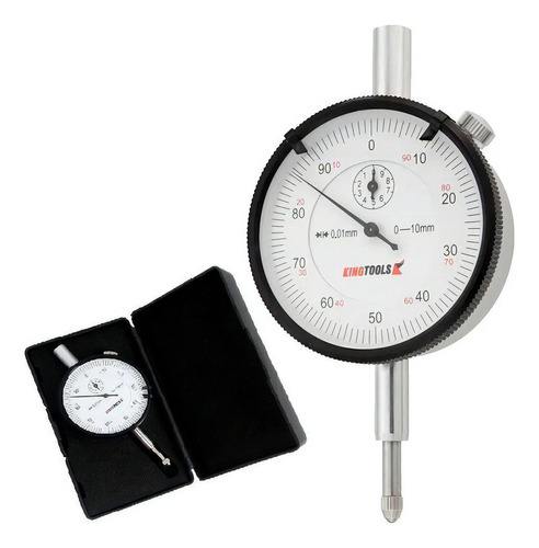 Relógio Comparador 0-10mm Graduação 0,01mm Kingtools