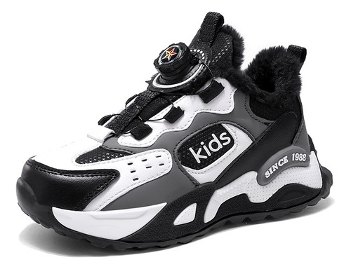 Zapatillas Deportivas De Terciopelo Para Niños En Invierno