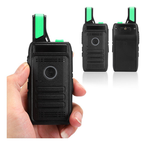 Mini Walkie Talkie Radio Bidireccional Superdelgada Para Bel