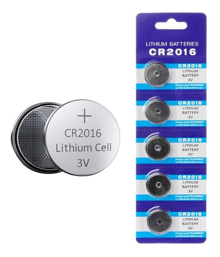 Pack 4 Cr2016 Battery Lithium