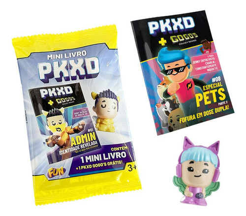 Pkxd Gogos E Mini Livro Surpresa - Fun Divirta-se