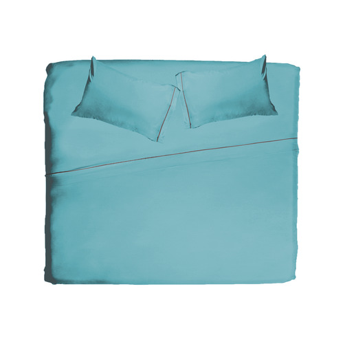 Sabana De Microfibra Super Suave King Size Azul