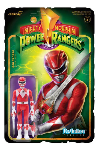 Red Ranger Power Rangers Reaction Sdcc 2021 Super7