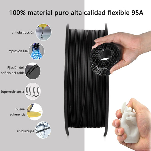 Filamento Petg De 1,75 Mm, Precisión Dimensional De +/- 0,02